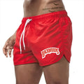 Men's Swim Trunks New Summer Quick Dry Breathable Beach Men Shorts Elastic Waist Drawstring Board Shorts For Vacation Surfing