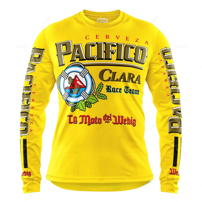 Camping Downhill Jerseys, Mountain Bike, MTB Shirts,Offroad MX Motorcycle Clothing, Motocross Sportwear, Fishing Hunting Clothes