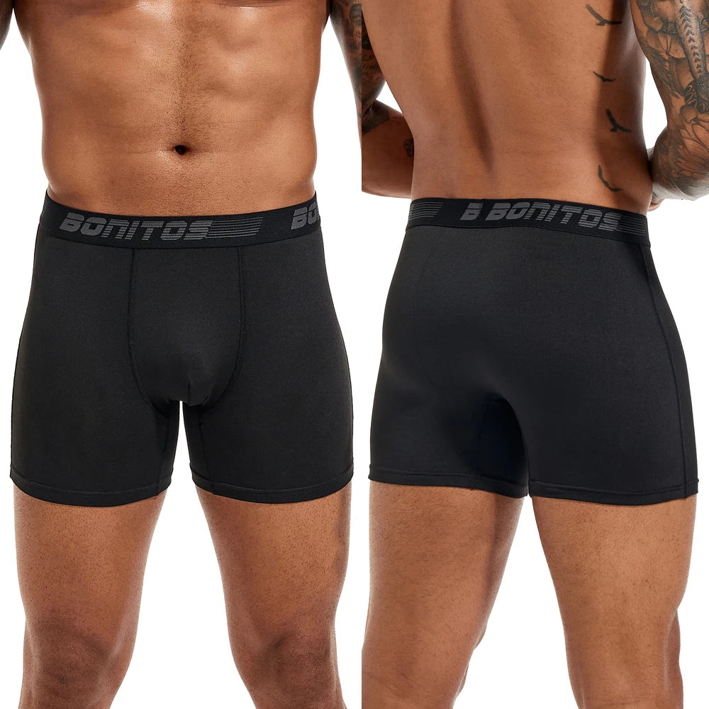 5pcs boxers Men's Breathable boxer shorts Men Underwear Polyester underpants for man High Quality Male Trunks