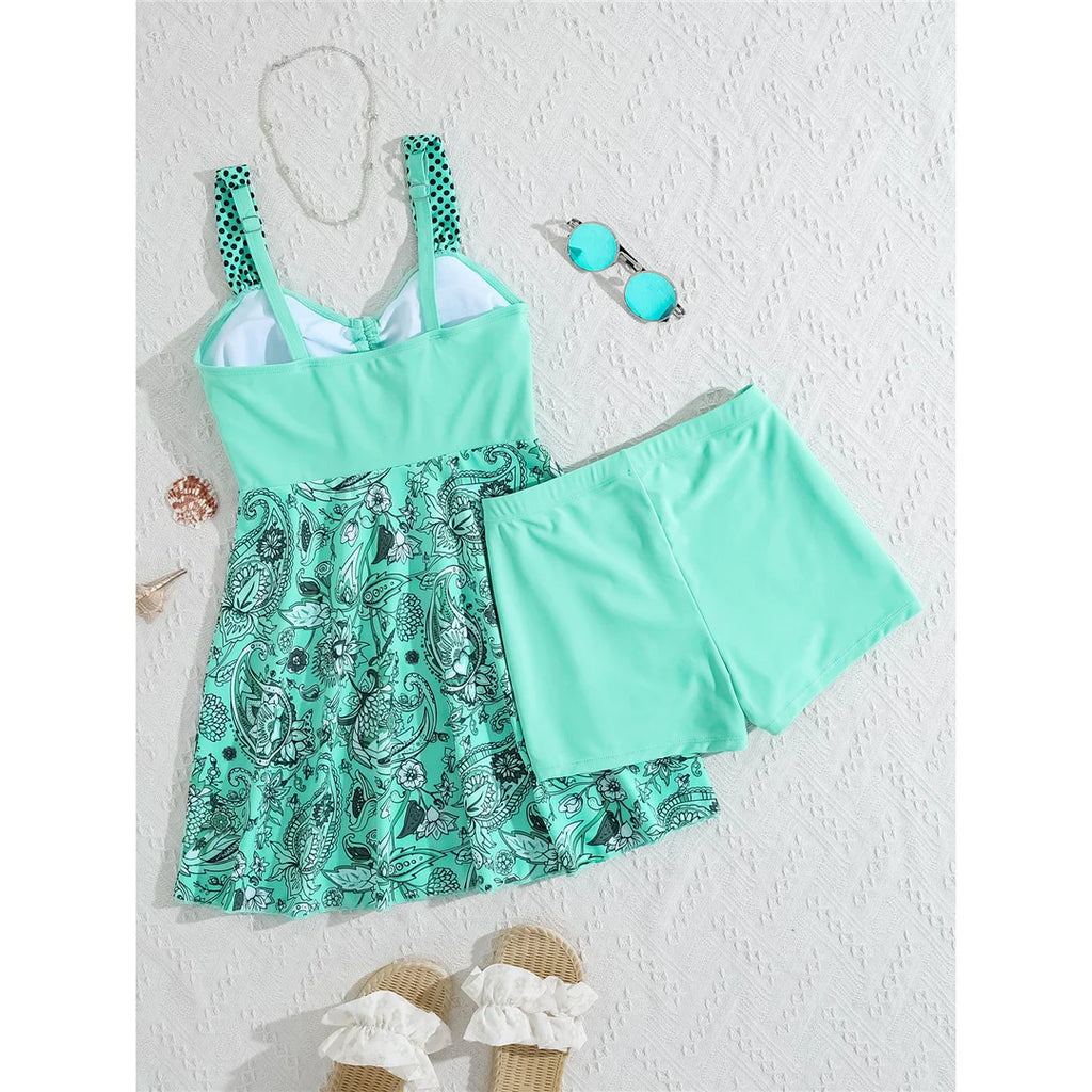 2 Pieces Padded High Waist Bikini Set