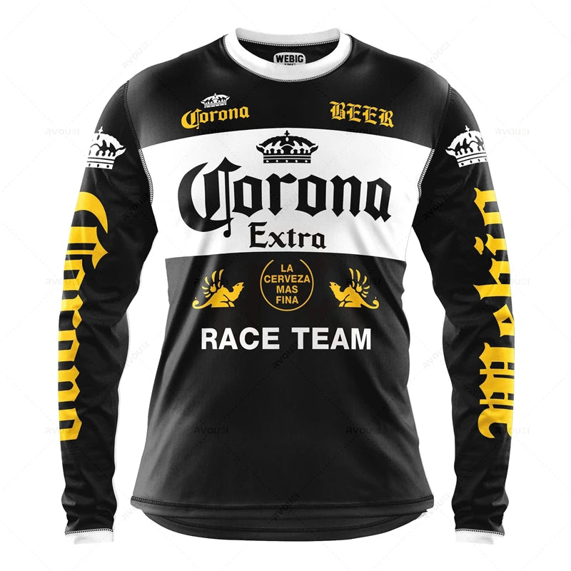 Camping Downhill Jerseys, Mountain Bike, MTB Shirts,Offroad MX Motorcycle Clothing, Motocross Sportwear, Fishing Hunting Clothes