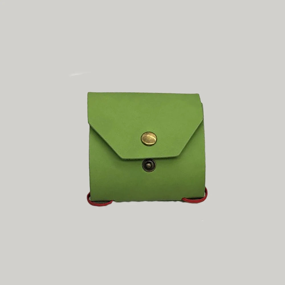 Quick-Access Cash Holder — PU Leather Wallet / Money Wrapper — Organizer Clip, Bill Holder, Storage Pouch, Pocket Wallet