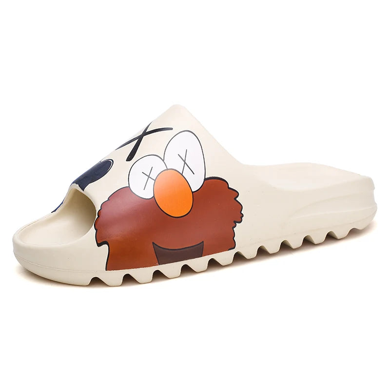 Unisex House Shoes Non-Slip thick Soft Platform Slide Sandals for Women/Men Indoor Outdoor Shower Bathroom Slipper