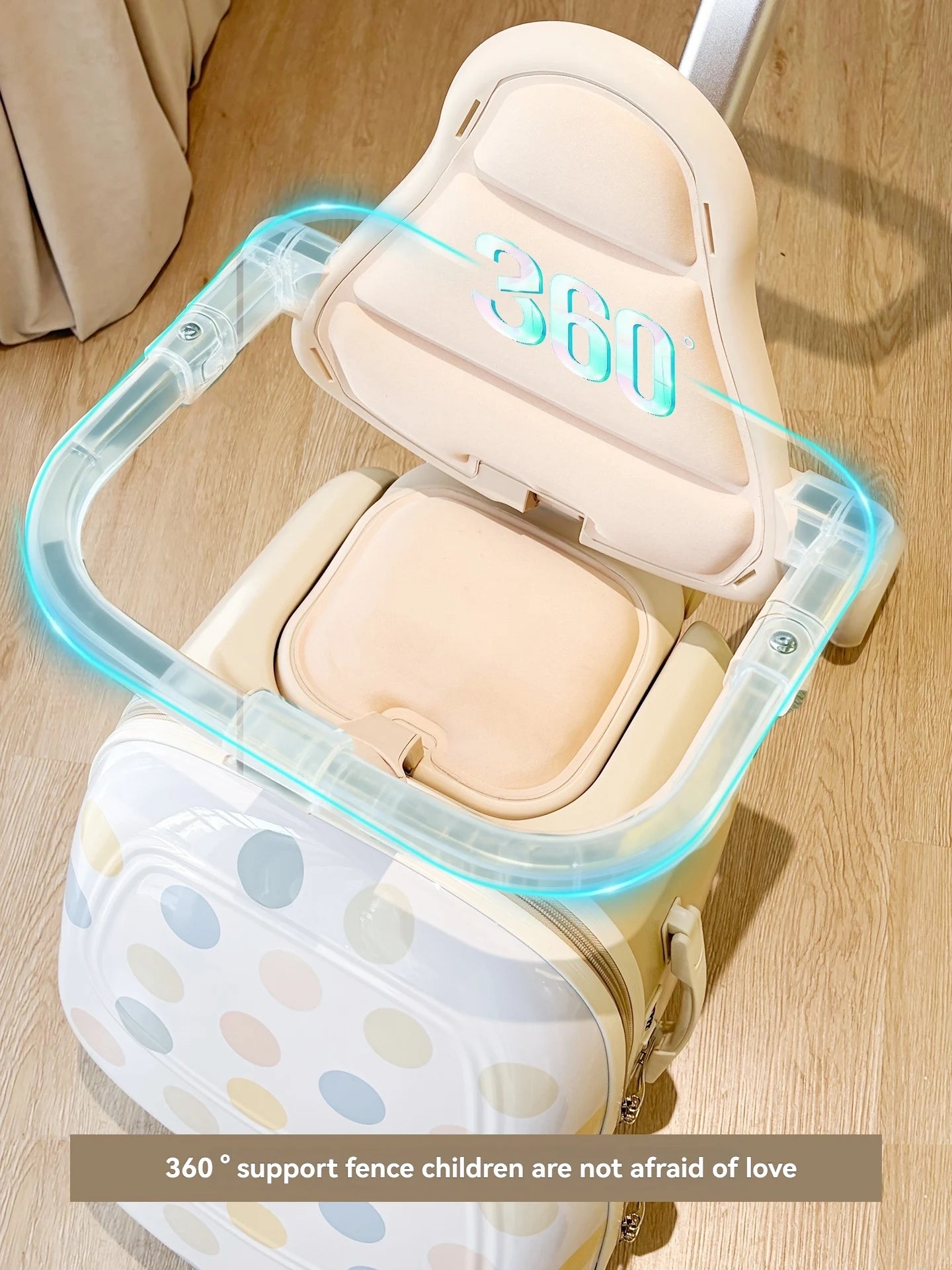 Luggage suitcase for children, suitable for both boys and girls, with a handle for easy transportation, perfect for traveling