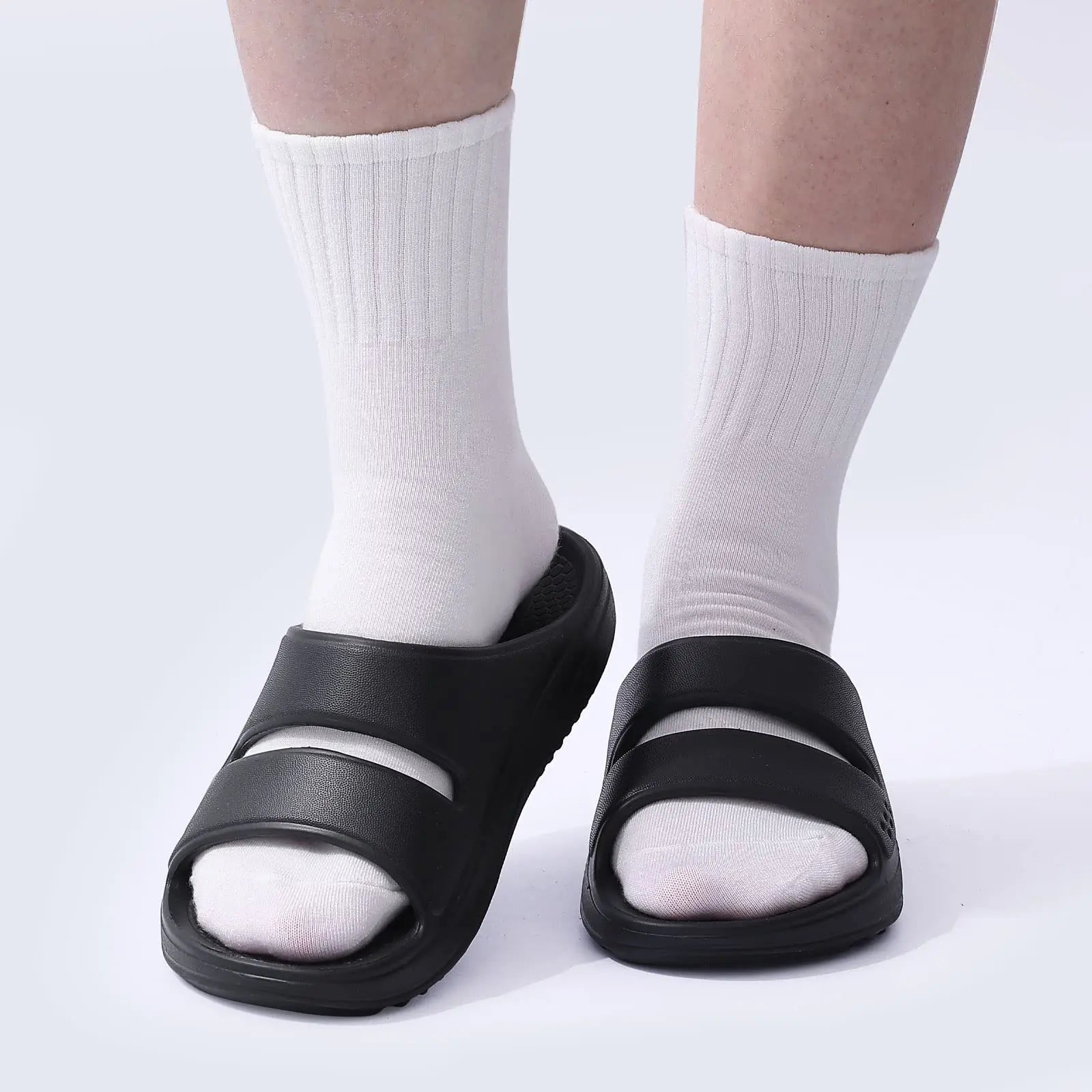 Men's Orthopedic Sandals Fashion Men's Beach Flip Flops Unisex Soft Sandals With Arch Support Home Bathroom Slides