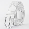 Luxury Woven Stretch Casual Alloy Buckle Needle Elastic Canvas 105cm Unisex