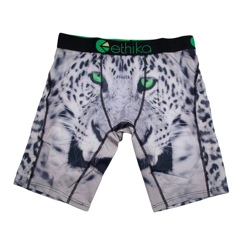 ETHIKA 1Pcs Men Underwear Breathable Mesh Crotch Mens Boxershorts Plus Size Sexy Man Swimming Underpants Men's Panties Boxers