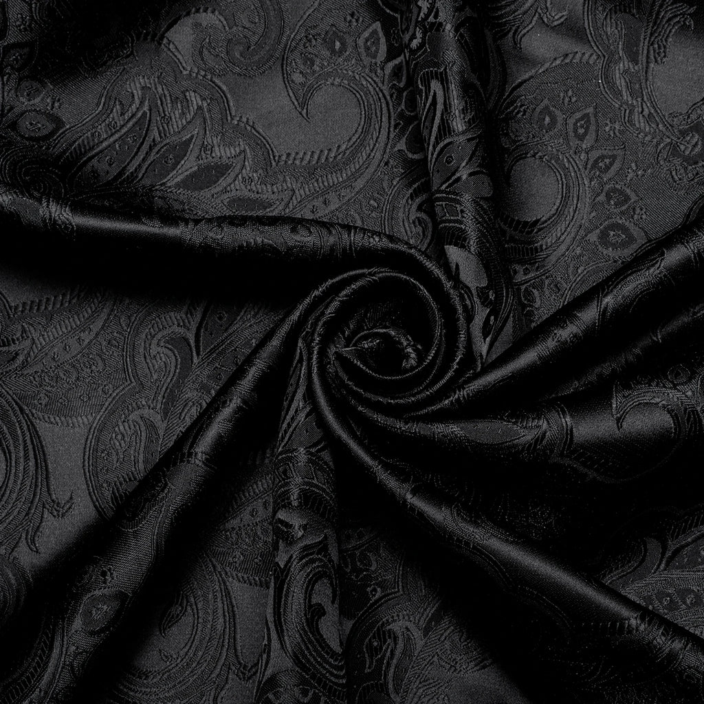 Men's Shirts Long Sleeve Polyester Dress Shirts Luxury Tuxedo Turn Down Collar Social Paisley Shirt Men Clothing