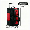Large Capacity Travel Bag With Wheels 22/70/90IN Foldable Travel Backpack Scalable Handbags Multi Functional Storage Luggage Bag