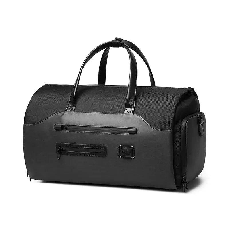 OZUKO Garment bag Multifunction Men Suit Storage Large Capacity Luggage Handbag Male Waterproof Travel Duffel Bag Shoes Pocket