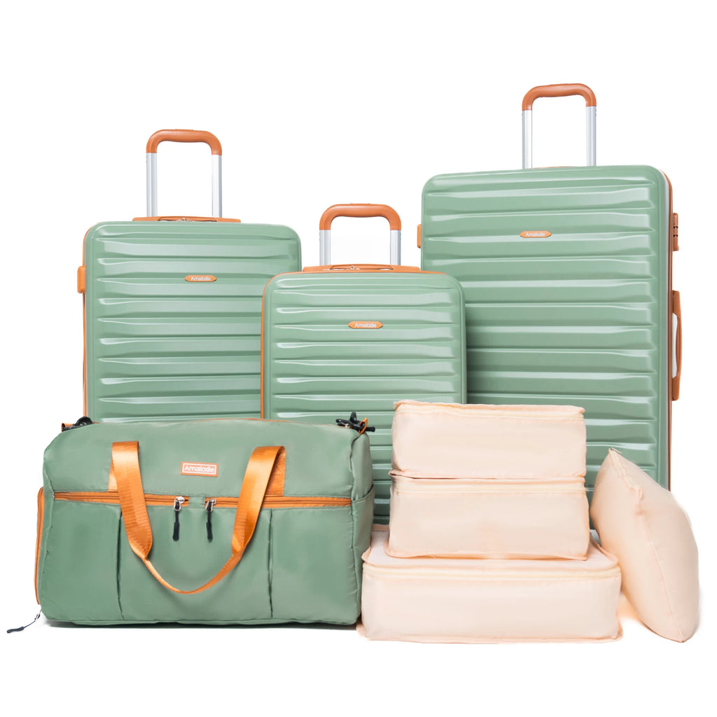 Luggage Sets 3 Piece Suitcases with Double Spinner Wheel,Suitcase Set ABS Hard Case Luggage with TSA Lock, Travel Duffle Bag