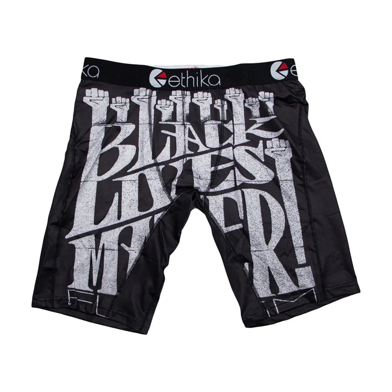 ETHIKA 1Pcs Men Underwear Breathable Mesh Crotch Mens Boxershorts Plus Size Sexy Man Swimming Underpants Men's Panties Boxers