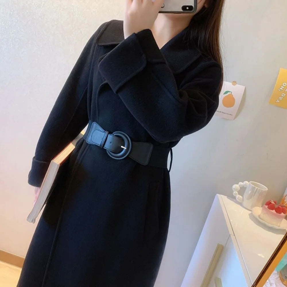 Waistband Women's  Black Waistband Wide Elastic Belt