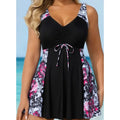 2 Pieces Leopard Plus Size Swimwear