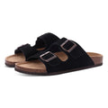 Litfun Retro Cork Clogs Slippers For Men Fashion Men Mules Shoe with Arch Support Unisex Classic Beach Shoes Men's Suede Sandals