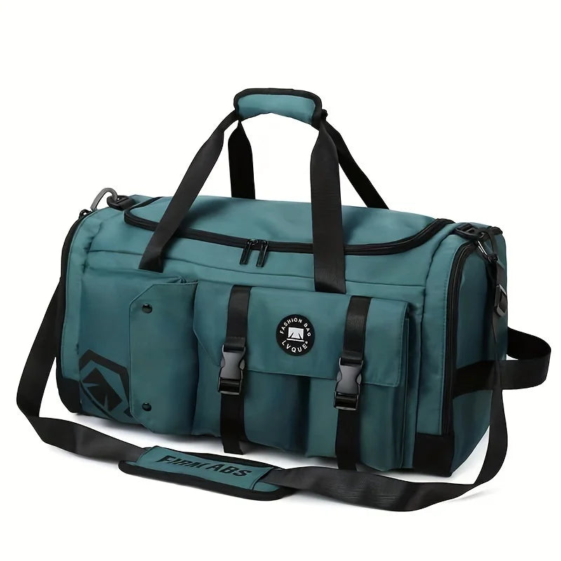 Large-capacity travel backpack, wet and dry separation, sports gym bag, independent shoe storage compartment