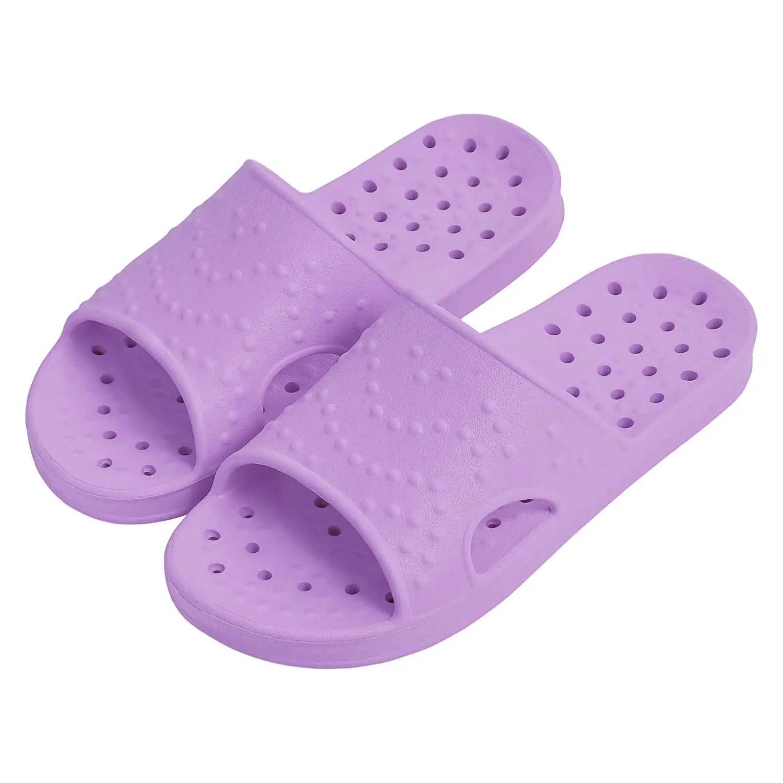 Comwarm Quick Drying Shower Slippers For Women/Men Beach Slides With Arch Support Super Soft Bathroom Slippers With Drain Holes