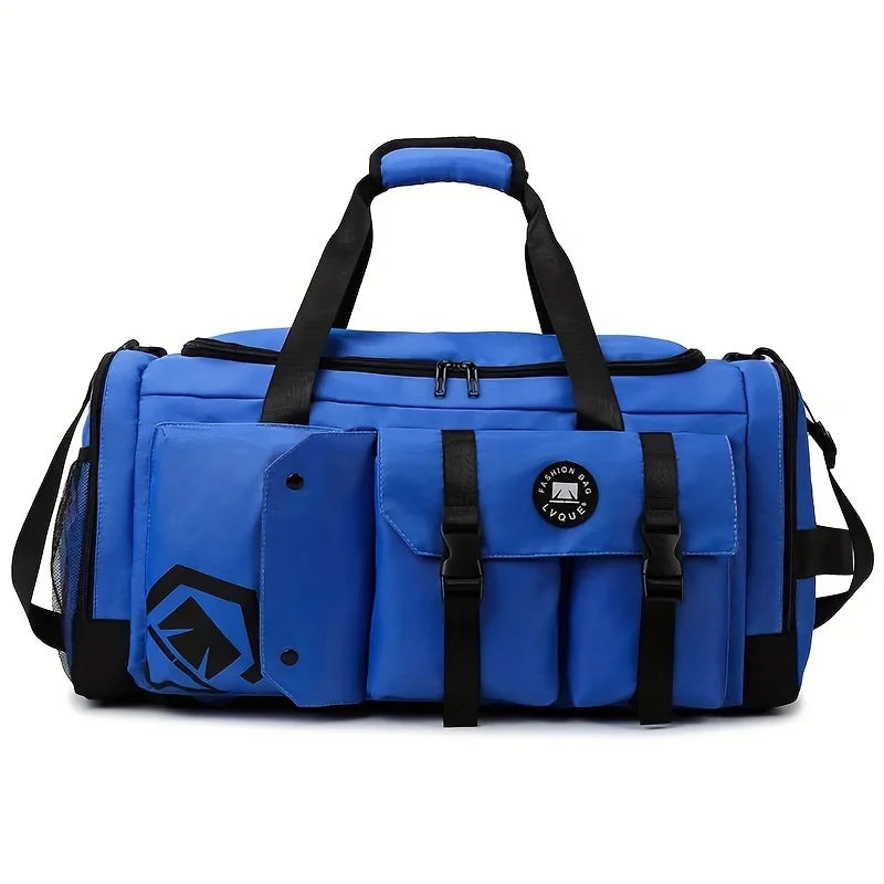 Large-capacity travel backpack, wet and dry separation, sports gym bag, independent shoe storage compartment