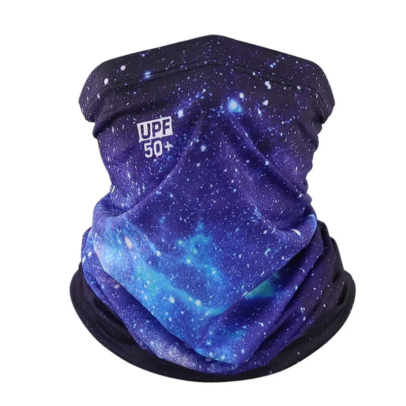 Sun protection face mask, cycling sun protection neck gaiter, unisex fishing ice silk magic headscarf, summer thin neck scarf