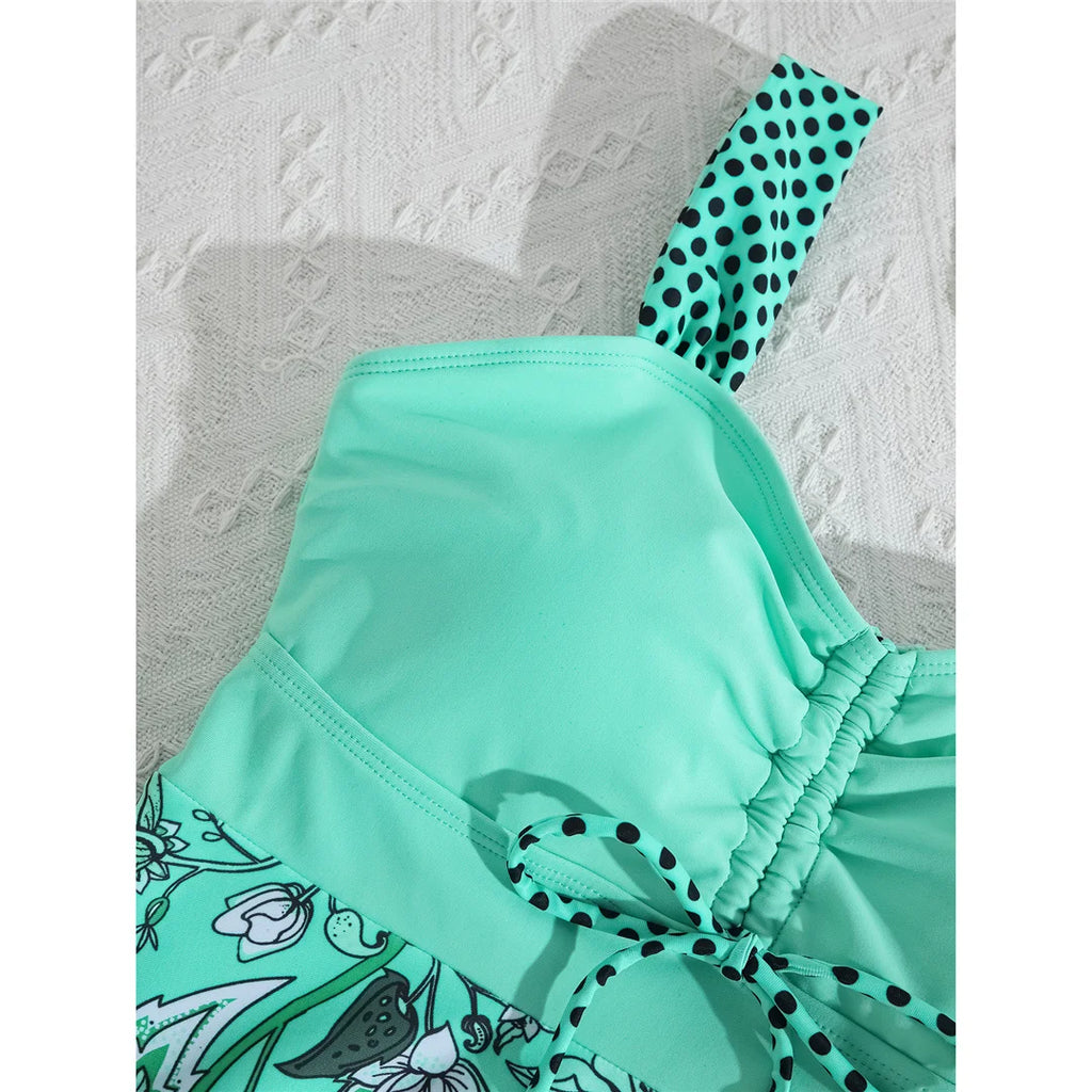 2 Pieces Padded High Waist Bikini Set