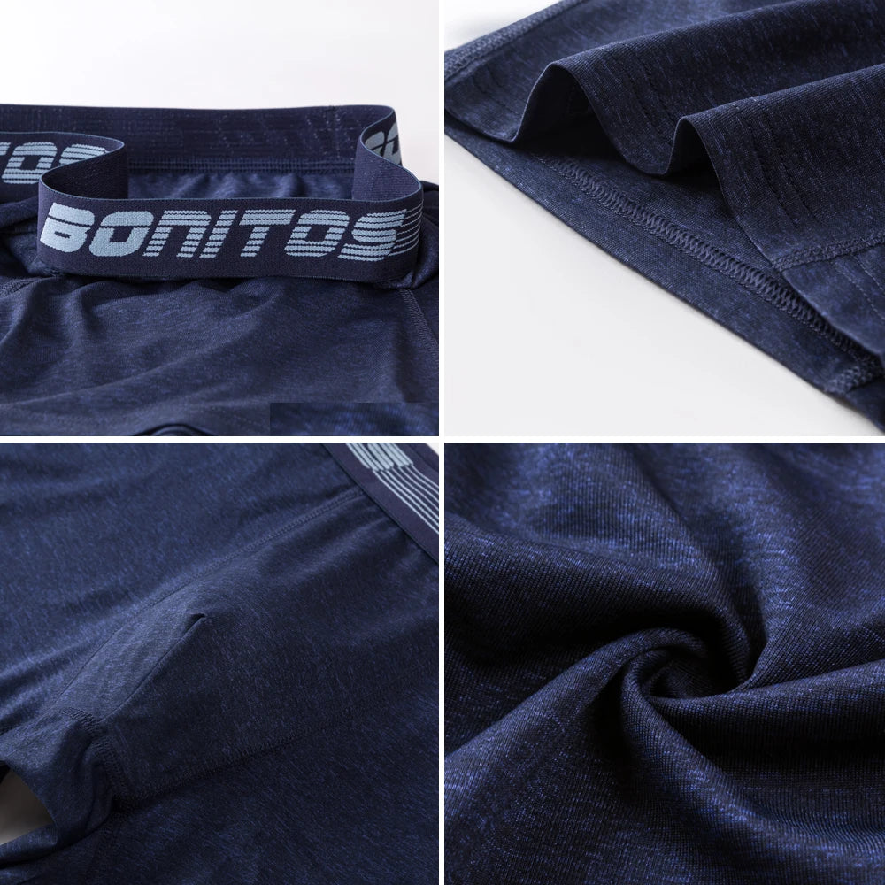 5pcs boxers Men's Breathable boxer shorts Men Underwear Polyester underpants for man High Quality Male Trunks