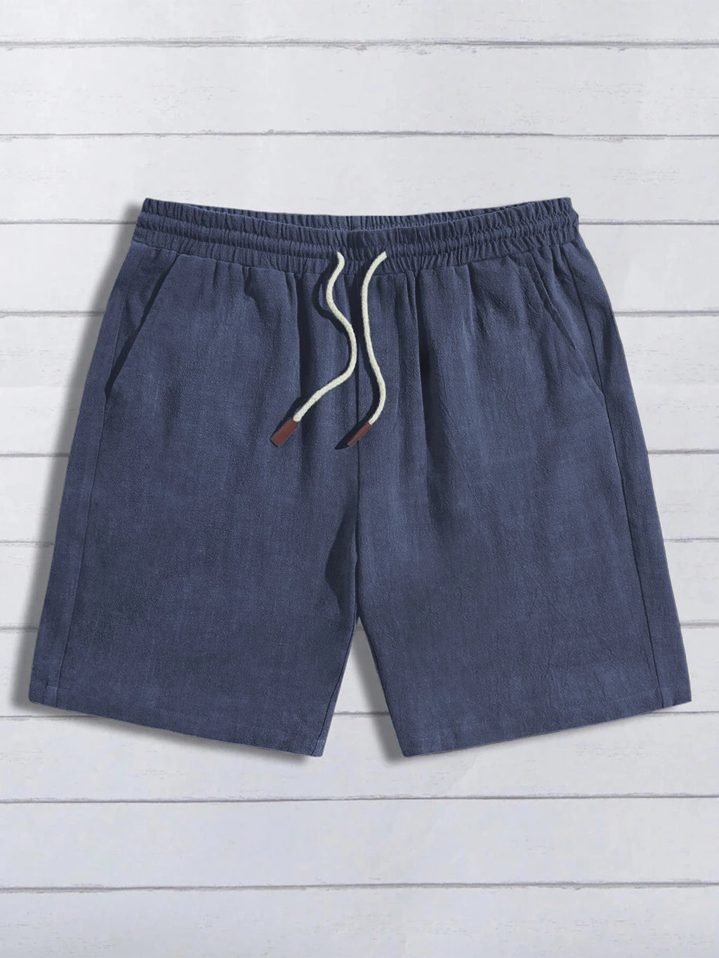 Thin linen shorts for men, loose and casual, five-inch pants, cotton and linen, breathable