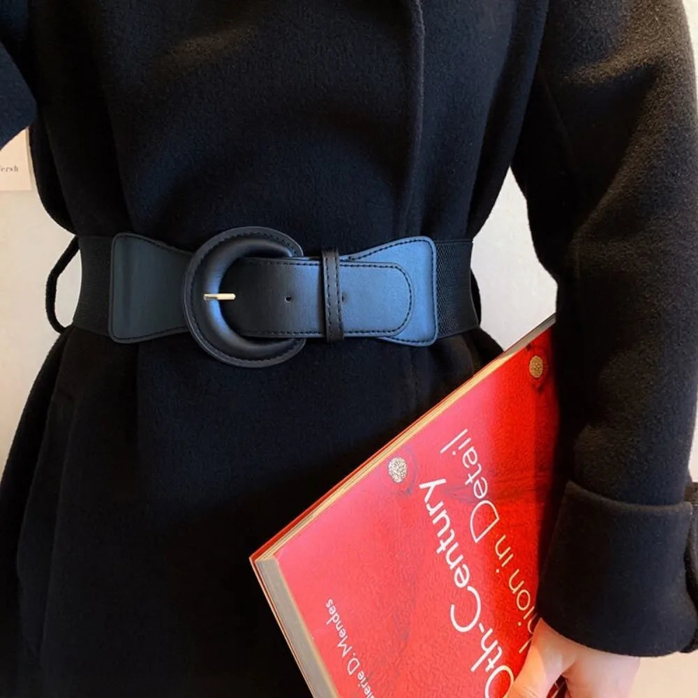 Waistband Women's  Black Waistband Wide Elastic Belt