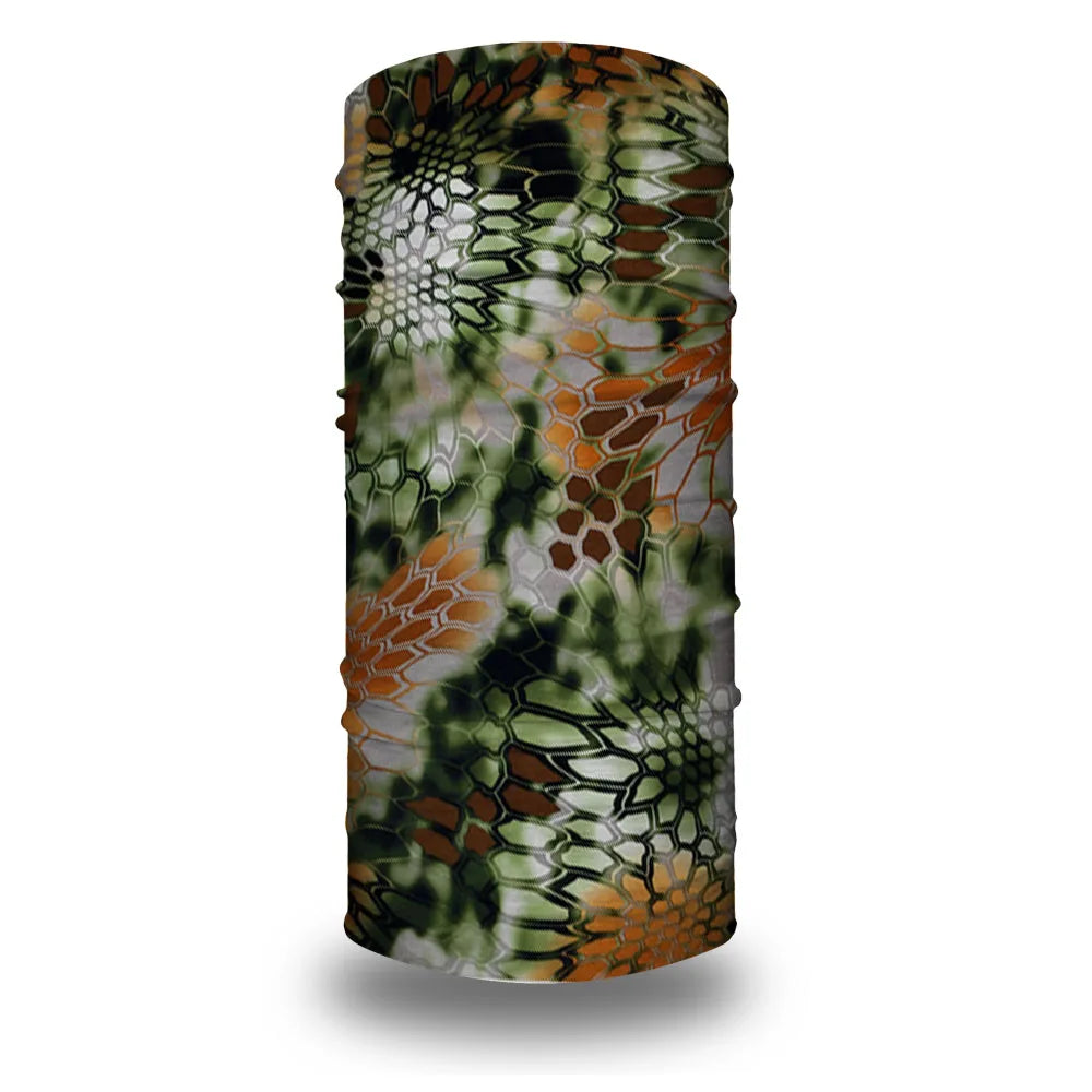Multi-Purpose Camo Hunting Tactical Bandana Seamless Neck Gaiter Tube Mask Face Shield Hiking Camping Realtree Printed Scarf