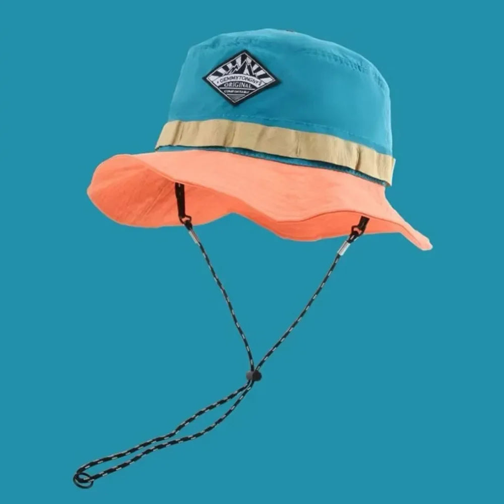 Leisure Vacation Fisherman Hat Quick-drying Basin Hat Packable Hat Summer Sun Hanging Bag Adjustable Visor Hat