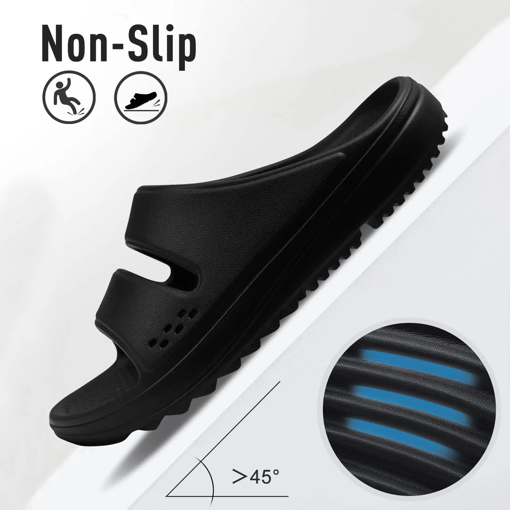 Men's Orthopedic Sandals Fashion Men's Beach Flip Flops Unisex Soft Sandals With Arch Support Home Bathroom Slides