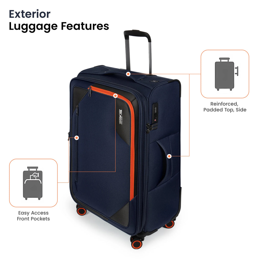 Expandable Suitcase 22/28/32 inch Softside Luggage with Spinner Wheels & TSA Lock Travel Rolling Luggage Bag Suitcase For Travel