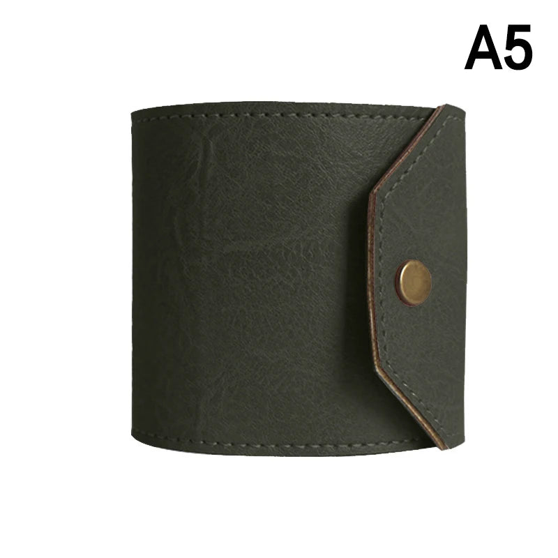 Leather Money Wallet Organizer, The Cash Wrap Wallet, Handy Fast Cash Access Money Holder, Small Compact Luxury Pocket Wallet