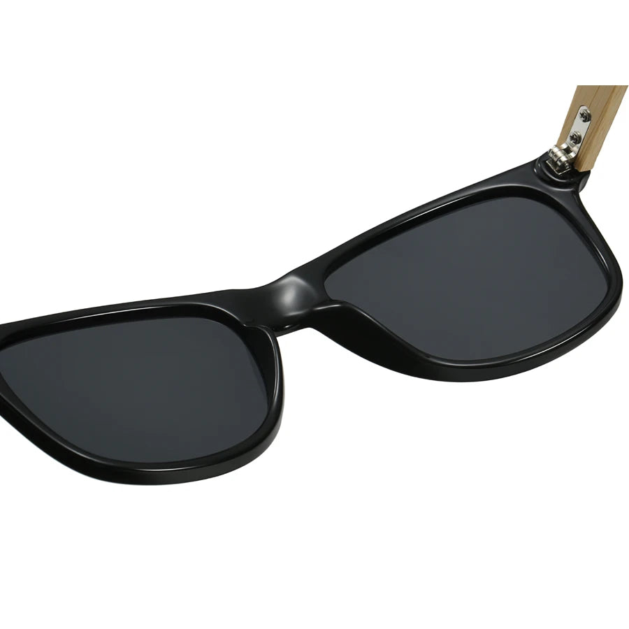 Fashion Bamboo Wood Vintage Square Sunglasses Men/Women Luxury Brand Designer Sun Glasses Wooden Driving Fishing UV400 Eyewear