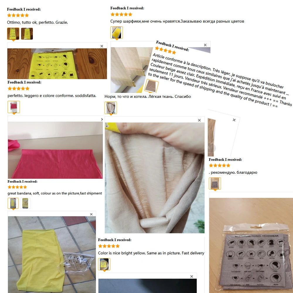 Outdoor Magic Bandana Solid Dyeing Color Cycling Hiking Scarves Fashion Headwrap Neck Tube Cover Fishing Windproof Face Mask