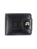 1PC Fashion Simple Men's Short Wallet, PU Leather Multi-Card Slot Coin Purse, Minimalist Casual Wallet for Boys