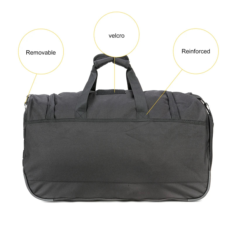 50L Waterproof Gym Bag Men Sports Travel Bags Military Tactical Duffle Luggage Outdoor FitnessTraining Bag