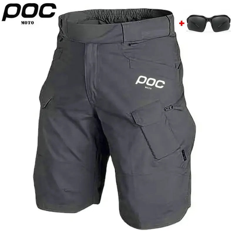 MOTO POC MTB Shorts Men's Mountain Bicycle Short Offroad DH Motorcycle Bike Sports Quick Dry Downhill Short Pants