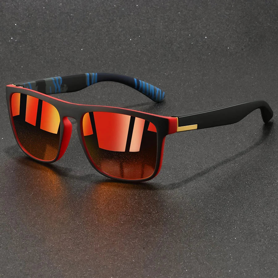 Fashion Vintage Square Sunglasses Men/Women Fishing Driving Man Luxury Brand Designer Sun Glasses Anti-Glare Retro Eyewear