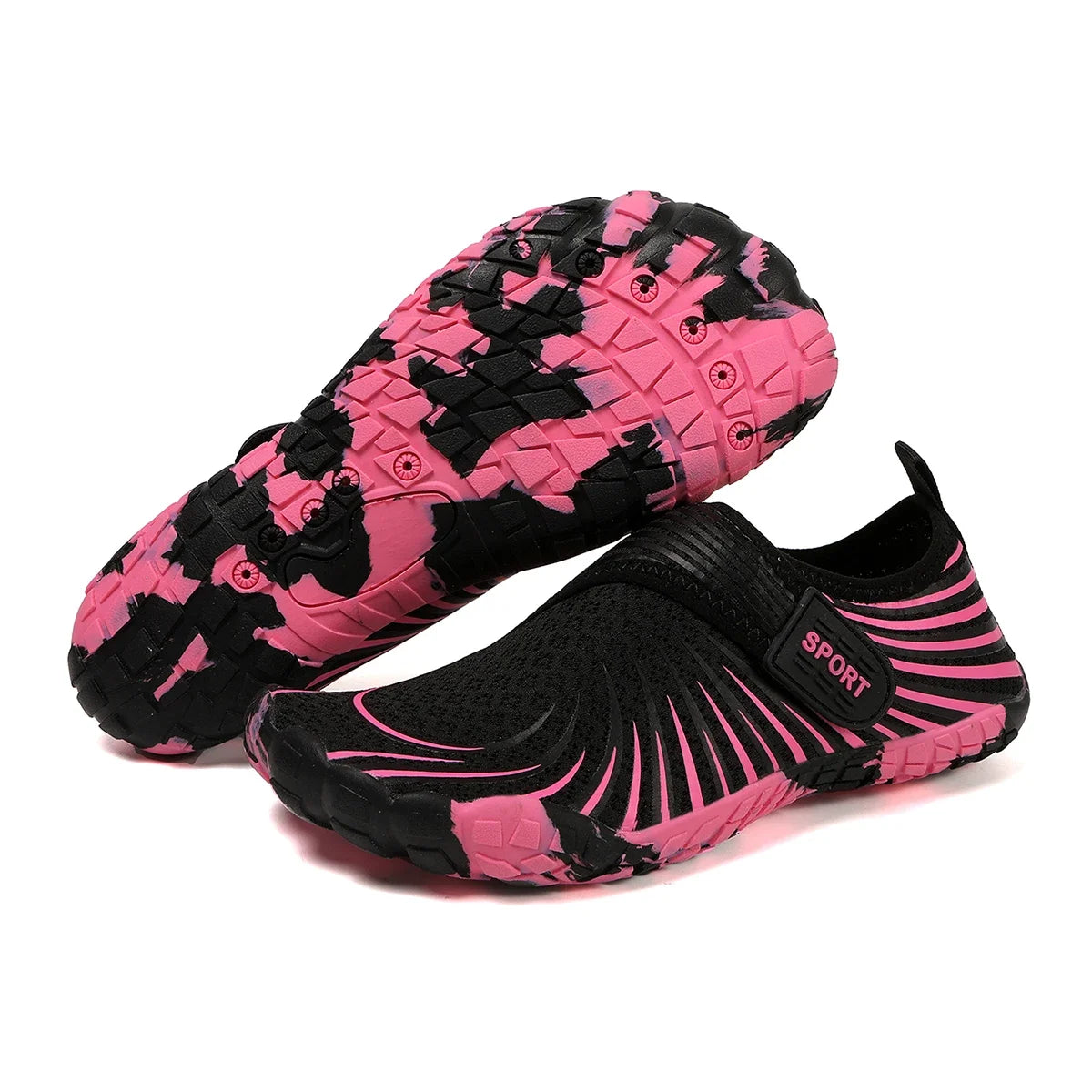 Quick-Drying Water Shoes Men/Women Outdoor Barefoot Beach Shoes Comfortable Non-Slip Upstream Shoes Unisex Water Sports Yoga
