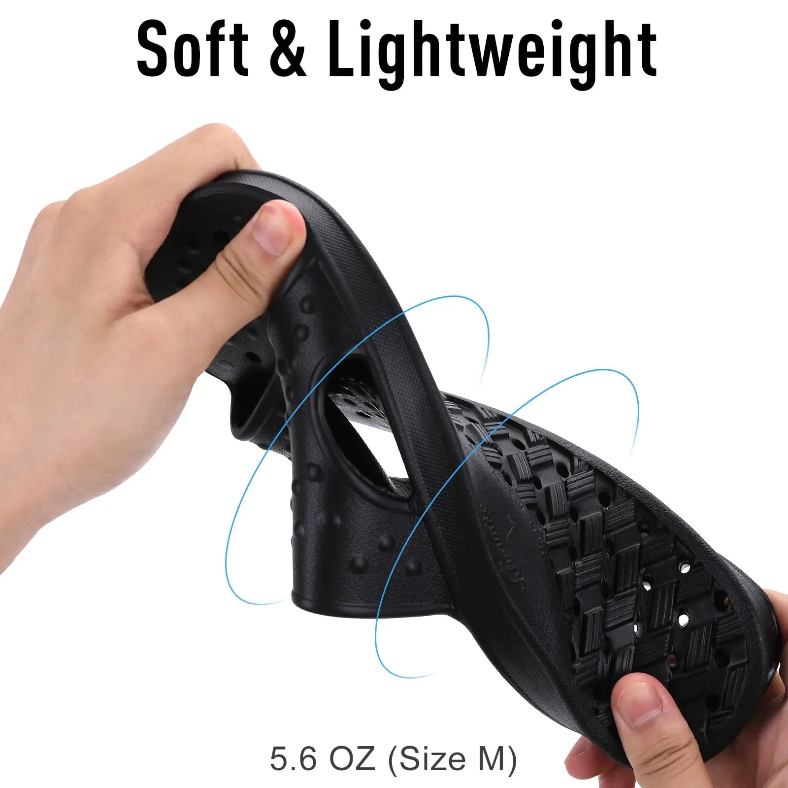 Comwarm Quick Drying Shower Slippers For Women/Men Beach Slides With Arch Support Super Soft Bathroom Slippers With Drain Holes