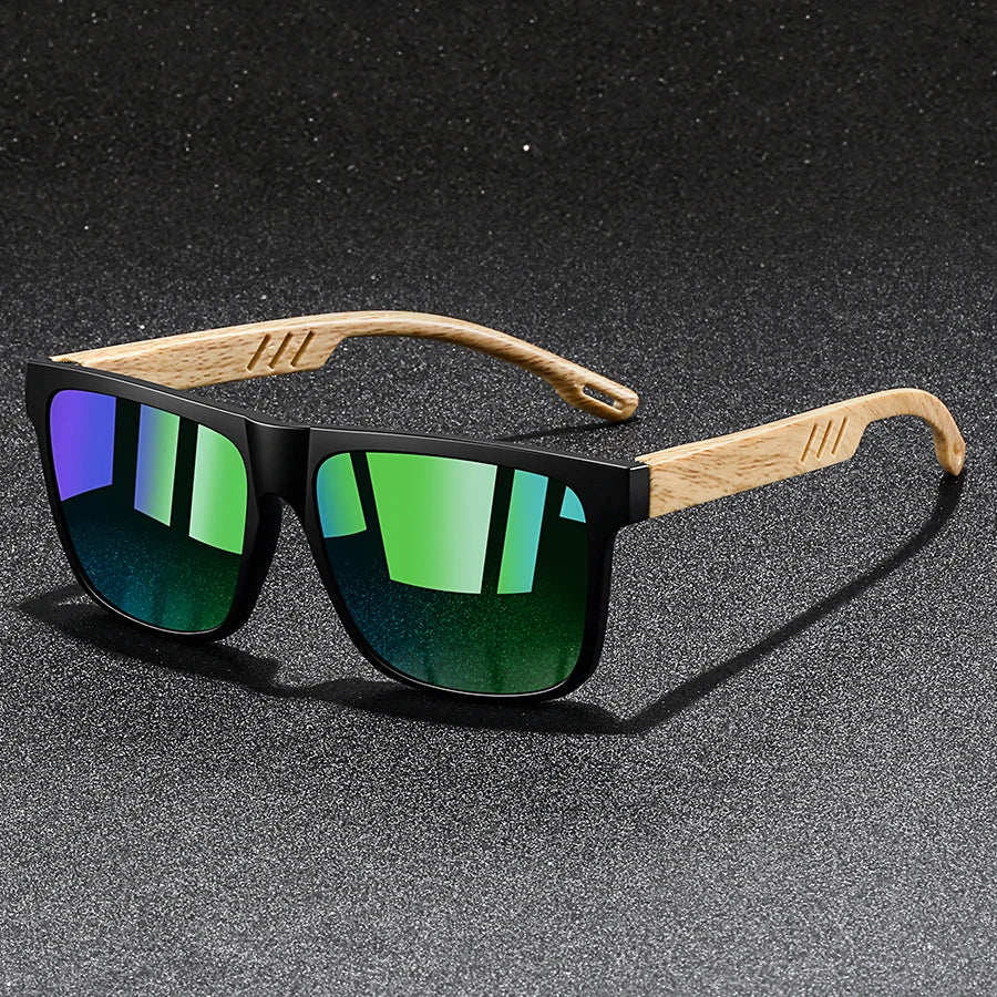 Fashion Vintage Square Square Frame Sunglasses Men/Women Fishing, Driving, Luxury Brand Designer Sun Glasses
