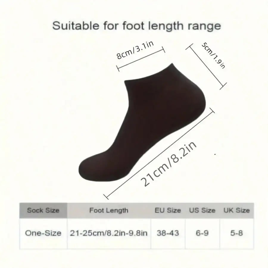 10 Pairs of Thin Ankle Socks for Men and Women, Sweat Absorbing and Soft