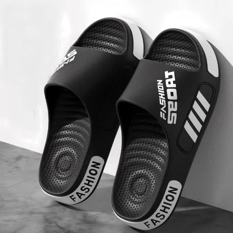 Men's and Women's Professional Design Large Size Eva Slippers Trendy Student Couple Slippers Outdoor Wear Non-Slip Slippers