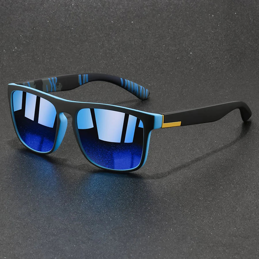 Fashion Vintage Square Sunglasses Men/Women Fishing Driving Man Luxury Brand Designer Sun Glasses Anti-Glare Retro Eyewear